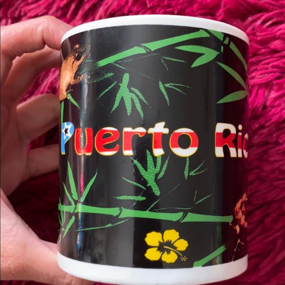 🌺🐸Puerto Rico themed ceramic mug 🐸🌺 - Picture 6 of 7